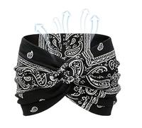 Boho Haarbänder Für Damen - Bedruckte Yoga Haarbänder | Stilvolles Sportband Für Frauen Mädchen Freizeit Yoga Fitness Radfahren Outdoor Hochzeit Festival