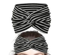 Boho Haarbänder Für Damen,Stilvolles Elastisches Haarband | Stilvolles Sportband Für Frauen Mädchen Freizeit Yoga Fitness Radfahren Outdoor Hochzeit Festival