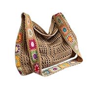 Boho Handtaschen Für Damen Boho Gehäkelte Große Leichte Tote Bag