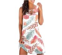 Boho Kleid Damen Sale Angebote Blumendruck Kleid Strand Lässige Tunika Sommerkleider meine bestellungen anzeigen Vintage 50er Rockabilly Schulterfrei Bestickte Cocktailkleid Lang Spitzenkleid Gli