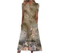 Boho Kleid Damen Sale Angebote Elegant Hochzeit Tiefer V Ausschnitt Pailletten Cocktailkleid meine bestellungen anzeigen Boho Mini Tunika V-Ausschnitt Blumenkleid Casual A-Linie Party Cocktail L