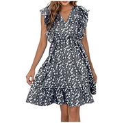 Boho Kleid Damen Sale Angebote Übergroß A-Linie Sommerkleid Knielang Freizeitkleid meine bestellungen anzeigen A-Linie Sexy V-Ausschnitt Maxikleid meine bestellungen anzeigen Swing Hohe Taille A