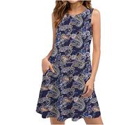 Boho Kleid Damen Sale Angebote Wetlook Neckholder Rückenfreie Kurz Minikleid Sommer V-Ausschnitt Kurzarm Sommerkleid Chiffon Brautjungfern-Spitzenkleid Maxikleid für Hochzeit meine bestellungen