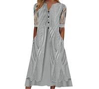 Boho Kleid Damen Sommerkleid,Hellblaues Abendkleid,Trägerkleid Damen Sommer,Sommerkleid Mit Knöpfen,Boho Kleid Kaufen,Sommerkleider Rückenfrei,Luftiges Kleid,Rückenfreies Sommerkleid