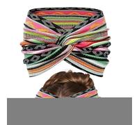 Boho-Stirnbänder für Damen, stilvolles, elastisches Haarband - Stilvolle, atmungsaktive Kopfbedeckung für Frauen, Hochzeit, Damen, , Mädchen, Musik, Festival, Yoga, Freizeitkleidung