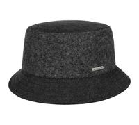 Boiled Wool Bucket Fischerhut by Stetson anthrazit M (56-57 cm)
