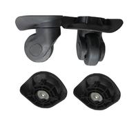 BOJHGO 1 Paar DIY Swivel Gepäck Koffer Rad Reparatur Zubehör Tragbare Reise Ersatz for Frauen Männer(Small Black)