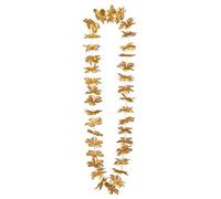 Boland 52208 - Hawaiiketten, 20 Stück, gold, Blumenketten, Halskette, Halsschmuck, Accessoire, Beach Party, Partydekoration, Mottoparty, Karneval
