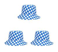 Boland 54228 - Hut Bavaria mit Rautenmuster, bayerischer Trachtenhut für Kostüme zum Bierfest oder den Karneval (Packung mit 3)