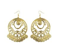Boland 64485 - Ohrringe Belly Dance, Ohrhänger, Ohr-Schmuck, Modeschmuck, Accessoire, Kostüm, Karneval, Themenparty, Mottoparty