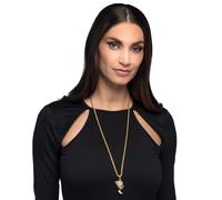 Boland 64563 - Ägypten Halskette Pharao, 77 cm, Kette mit Anhänger, Gold, Modeschmuck, Zubehör für Kostüme, Karneval