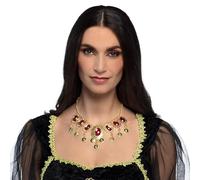 Boland 64566 - Königin Halskette, 45 cm, Kette mit Anhänger, Modeschmuck, Zubehör für Kostüme, Karneval
