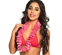 Boland - Hawaiikette Ohana, 1 Stück, Länge 105 cm, Halskette, Sommer, Strand, Blüten, Blumen, Meer, Urlaub, Accessoire, Verkleidung, Kostüm, Karneval, Mottoparty