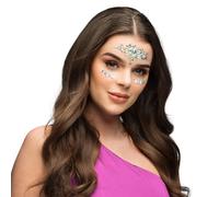 Boland - Körperschmuck 3er Set, selbstklebende Strasssteine für Gesicht und Körper, ideal für Karneval, Make-Up oder Festival