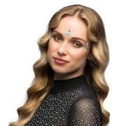 Boland - Körperschmuck 3er Set, selbstklebende Strasssteine für Gesicht und Körper, ideal für Karneval, Make-Up oder Festival