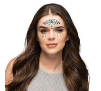 Boland - Körperschmuck 3er Set, selbstklebende Strasssteine für Gesicht und Körper, ideal für Karneval, Make-Up oder Festival