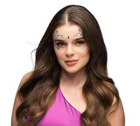 Boland - Körperschmuck 3er Set, selbstklebende Strasssteine für Gesicht und Körper, ideal für Karneval, Make-Up oder Festival