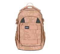 BOLD Lässig Ergonomischer Schulrucksack 30L Leaves Caramel | Schulranzen für Teenager, mit höhenverstellbarem Rückensystem, Brustgurt und Hüftgurt, wasserabweisend
