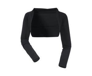Bolero ANISTON SELECTED, Damen, Gr. 36, schwarz, Jersey, Obermaterial: 95% Viskose, 5% Elasthan, unifarben, figurbetont, normaler Saum, Strickjacken Bolero (697047-36) schwarz