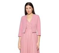 Bolerojacke VERA MONT "Damen mit Kellerfalten", Damen, Gr. 36, vintage blossom, Satin, Obermaterial: 90% Polyester, 10% Elasthan, tailliert, V-Ausschnitt, Jacken (49007567-36) vintage blossom