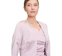 Bolerojacke VERA MONT "Damen mit Kellerfalten", Damen, Gr. 48, rosa (foggy rose), Satin, Obermaterial: 96% Polyester, 4% Elasthan, tailliert, V-Ausschnitt, Jacken (24748660-48) foggy rose