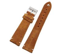 BOLEXA Weiches Wildleder-Uhrenarmband, 18 mm, 19 mm, 20 mm, 21 mm, 22 mm, Schnellverschluss-Uhrenzubehör, Uhrenarmband for Herren(Braun,18mm)