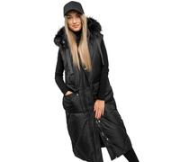 BOLF Damen Weste Bodywarmer Steppweste Daunenweste Funktionsweste Vest Ärmellose Sportweste Kapuzenweste Wärme Freizeit Outdoor Slim Fit Modellauswahl 5M3166 Schwarz S [U1U]