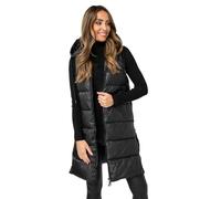 BOLF Damen Weste Bodywarmer Steppweste Daunenweste Funktionsweste Vest Ärmellose Sportweste Kapuzenweste Wärme Freizeit Outdoor Slim Fit Modellauswahl R8212 Schwarz XL [U1U]