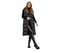 BOLF Damen Weste Bodywarmer Steppweste Daunenweste Funktionsweste Vest Ärmellose Sportweste Kapuzenweste Wärme Freizeit Outdoor Slim Fit Modellauswahl 5M728 Schwarz XL [U1U]