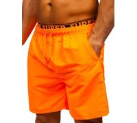 BOLF Herren Badehose Badeshorts Schwimmshorts Boardshorts Sporthose Beachwear Kurze Hose Schnelltrocknend Farbweschel Wassersport Strandshorts Sommer HN122 Orange 3XL [7G7]