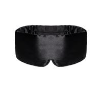 BOLLSEN - Deep Sleep Mask Augenmasken Maulbeer Seidige Schlafmaske Seidenschlafmaske Maulbeerseide (Schwarz,1 PCS)