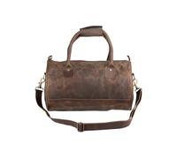 BOLSA DE VIAJE DE CUERO 61x28x28 CM