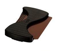 Bolt Wallet (Schwarz & Kohlefaser) - langlebige Kreditkartenetui, RFID-Schutz, wasserabweisend, Quick-Swap-System, schlagfestes Aluminiumgehäuse, Schwarz , Minimalistisch