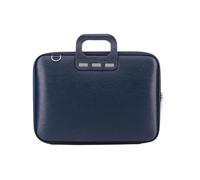 Bombata Laptoptasche 13 Zoll - Laptop Bag Waterproof Mit Schultergurt - Notebook Tasche mit Innentaschen - Laptop Briefcase - Kunstleder Kobaltblau