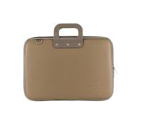 Bombata Mediobombata Classic Aktentasche für 13 Zoll Laptop, Hellbraun
