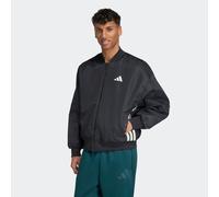 adidas Sportswear Bomberjacke mit Reißverschluss in Black, Größe XL