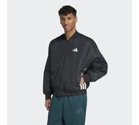 Bomberjacke ADIDAS SPORTSWEAR "STADIUM", Herren, Gr. XL, schwarz-weiß (schwarz, sanftes weiß), Obermaterial: 100% Polyamid, Jacken Bomberjacke (41910005-XL) schwarz, sanftes weiß