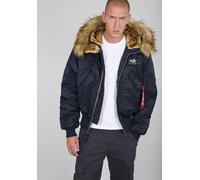 Alpha Industries 45P Hooded Custom Jacke, blau, Größe XL