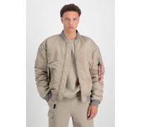 Bomberjacke ALPHA INDUSTRIES "MA-1 CS", Herren, Gr. XL, beige (vintage sand), Obermaterial: 100% Nylon; Futter: 100% Nylon; Füllung: 100% Polyester, Jacken Bomberjacke (43646638-XL) vintage sand