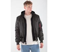 Bomberjacke ALPHA INDUSTRIES "MA-1 D-TEC", Herren, Gr. 3XL, braun (schwarz olive), Web, Obermaterial: 100% Nylon, unifarben, schmal, Rundhals, eingesetzt Rippbündchen, Jacken Bomberjacke (53176664-XXX