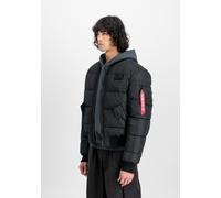 Bomberjacke ALPHA INDUSTRIES "MA-1 Puffer Bomber", Herren, Gr. XXL, schwarz, Obermaterial: 100% Polyester; Futter: 100% Polyester; Füllung: 100% Polyester, Jacken Bomberjacke (72114636-XXL) schwarz