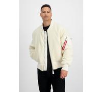 Alpha Industries MA-1 Teddy Bomberjacke für Herren Off White
