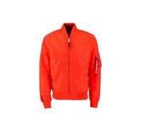 Bomberjacke ALPHA INDUSTRIES "MA-1 TT Light", Herren, Gr. S, rot (atomic rot), Obermaterial: 100% Nylon, Futter: 100% Nylon, Jacken Bomberjacke (90706746-S)