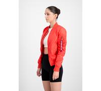 Alpha Industries MA-1 TT Light Bomberjacke Größe S Rot