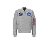 Alpha Industries MA-1 TT NASA Reversible II Bomberjacke Größe S Silber