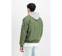 Alpha Industries Herren Bomberjacke MA-1 TT Hood Two Tone sage-green 3XL
