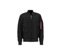 Alpha Industries Bomberjacke MA-1 gefüttert M schwarz Herren Winterjacken Jacken Mäntel M schwarz