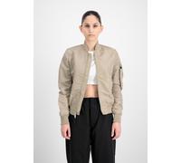 Bomberjacke ALPHA INDUSTRIES "MA-1 VF Light W", Damen, Gr. XS, beige (vintage sand), Obermaterial: 100% Nylon, Futter: 100% Nylon, Jacken Bomberjacke (81831711-XS) vintage sand