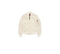Bomberjacke ALPHA INDUSTRIES "MA-1 VF Light W", Damen, Gr. XS, weiß (vintage weiß), Obermaterial: 100% Nylon, Futter: 100% Nylon, Jacken Bomberjacke (98577757-XS) vintage weiß