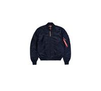Bomberjacke ALPHA INDUSTRIES "MA-1 VF Vintage Fit 59", Herren, Gr. M, blau (rep.blau), Obermaterial: 100% Nylon; Futter: 100% Nylon; Füllung: 100% Polyester, Jacken Bomberjacke (47323536-M)